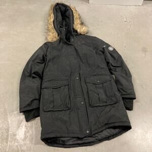 Fur hood parka Jacket